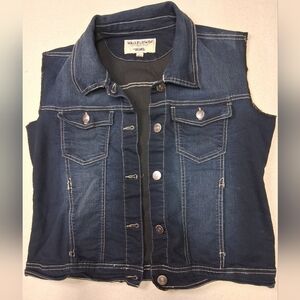 Wallflower VEST Women's Denim - Dark Blue
